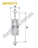 WF8373 fuel filter image