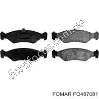 FO487081 Колодки передні ford fiesta 89-95