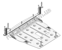 1.1051 engine protection Ford Ecospot Ecoboost 20- 1.0 automatic EURO image