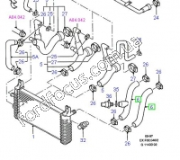 6632237 branch pipe radiator Fi 89-96