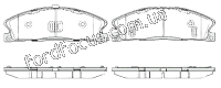 1495.00 front brake pads HD image