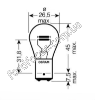 P21/4W лампочка (цоколь зміщений) - 2