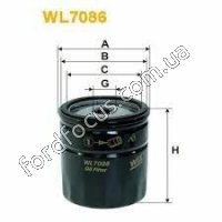 WL7086-12  filter oily