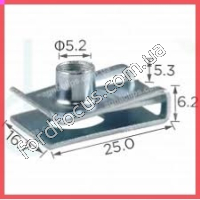 4542511 U-shaped nut M6 x 08-4.0 mm - 1